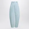 Alaïa Alaia Rounded Jeans In Ice Denim Women