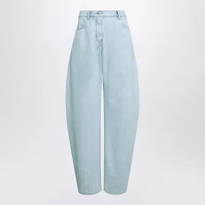ALAÏA ROUNDED JEANS IN ICE DENIM
