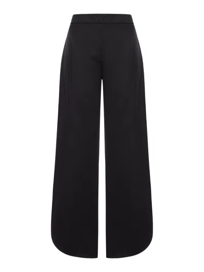 Alaïa Rounded Petal Pants In Black
