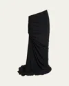 ALAÏA RUCHED LONG SKIRT
