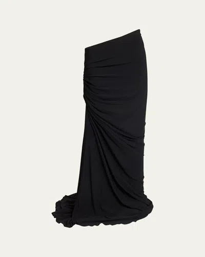 ALAÏA RUCHED LONG SKIRT