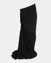 Alaïa Alaia Women Long Draped Jersey Dress