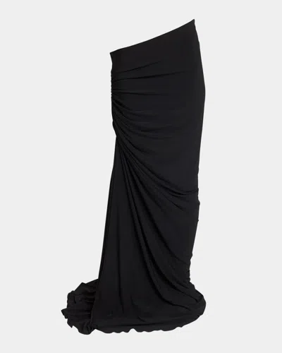 ALAÏA RUCHED LONG SKIRT