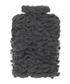 Alaïa Ruffled Mohair-blend Turtleneck Top In Gray
