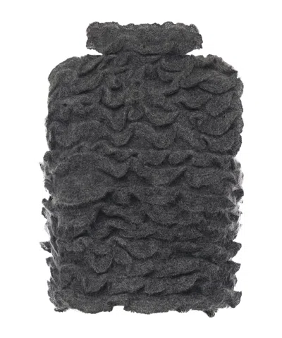 ALAÏA ALAÏA RUFFED KNITTED SLEEVELESS JUMPER