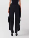 Alaïa Ruffle Detail High-rise Wide-leg Pants