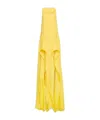 Alaïa Ruffled Maxi Dress In Yellow