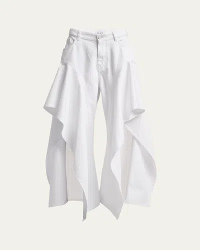 Alaïa Ruffle Slit Jeans