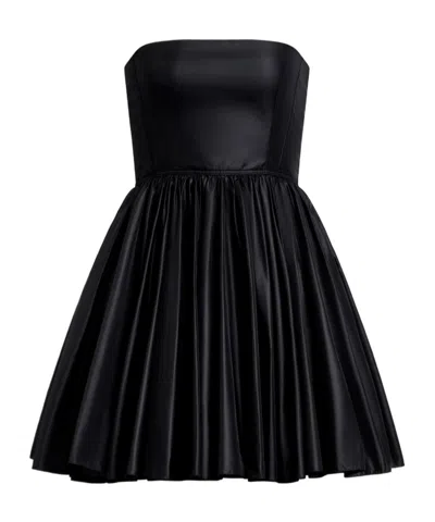 Alaïa Ruffled Dress In Black