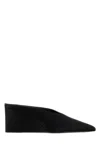 Alaïa Alaia Black Velvet Cube-heeled Mule Women In Black