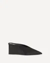 Alaïa Alaia Black Velvet Cube-heeled Mule Women In Black