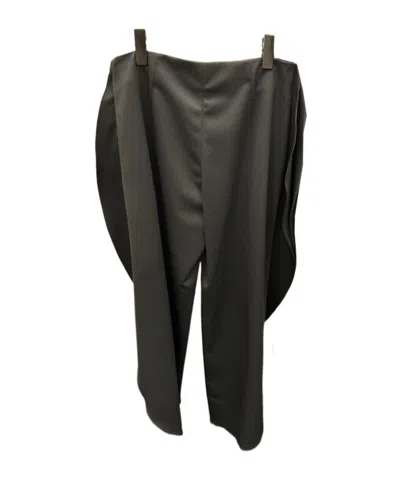 Alaïa Scalloped Detail Casual Pants In Black