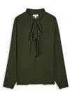 Alaïa Scarf Semi-sheer Chiffon Blouse