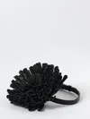 Alaïa Flower-detailed Leather Choker In Black