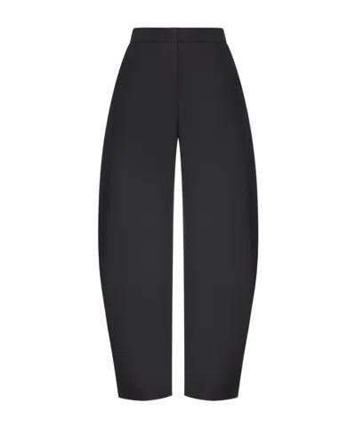 Alaïa Scimitar Casual Trousers In Black