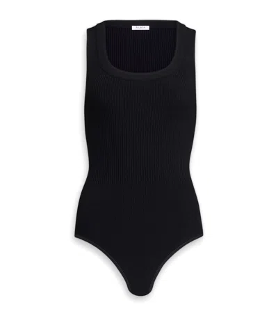 ALAÏA SCOOP-NECK TANK BODYSUIT