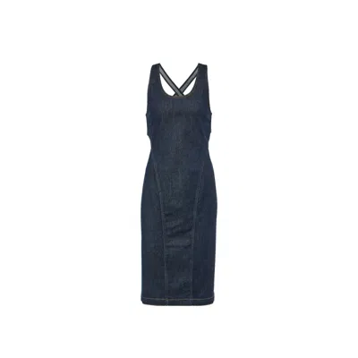 Alaïa Alaia Sculpt Denim Dress Women