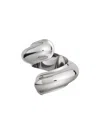 Alaïa Sculptural Bracelet In Metallic