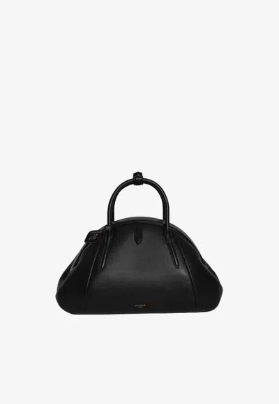 Alaïa Sculptural Doctor Top Handle Bag In Black