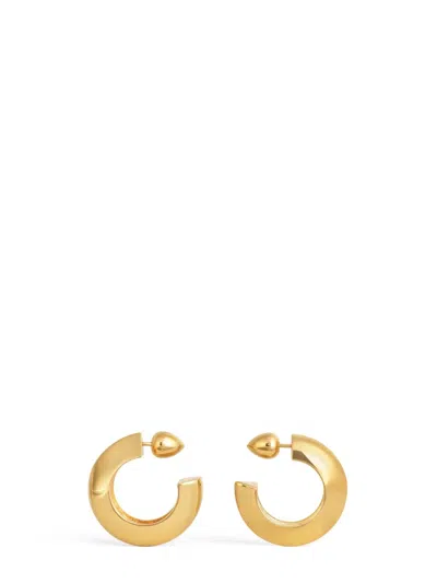 Alaïa Alaia Sculptural Hoop Earrings In Gold