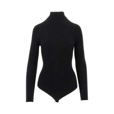 ALAÏA SCUPLTING RIBBED BODYSUIT