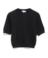 Alaïa Seamless Short Knitted Top In Black