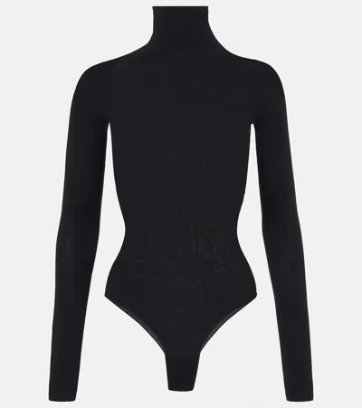 Alaïa Second-skin Bodysuit In Black