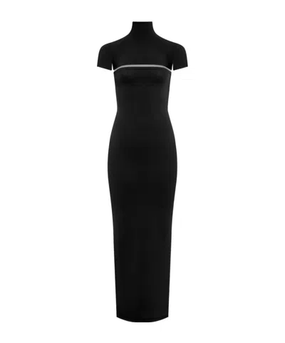 ALAÏA ALAÏA SECOND-SKIN KNIT CUT-OUT DRESS