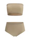 Alaïa Alaia Women Set Second Skin In Mastic