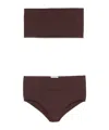 Alaïa Alaia Chocolate Underwear Set In Red