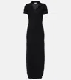 ALAÏA ALAÏA SEMI-SHEER POLO DRESS