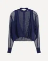 Alaïa Alaia Women Folded Cardigan In Blue