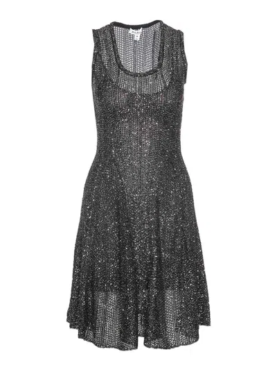 ALAÏA SEQUINS KNIT DRESS