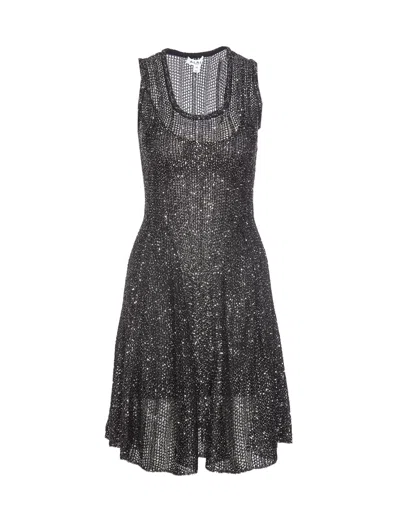 ALAÏA SEQUINS KNIT DRESS