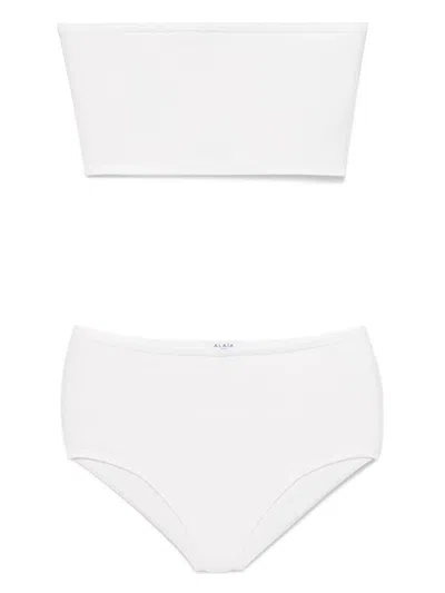Alaïa Set `second Skin` In White
