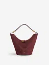 Alaïa Shape Small Bag In Burgundy