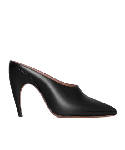 ALAÏA SHARK 90MM LEATHER MULES