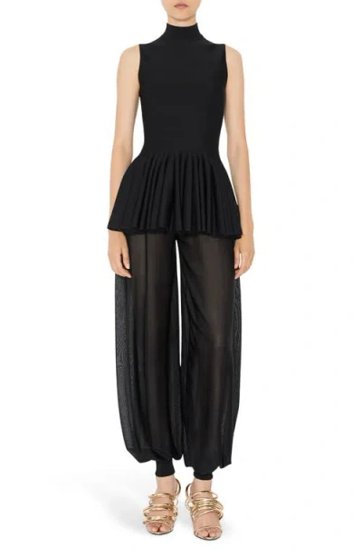 ALAÏA ALAÏA SHEER BALLOON PANTS