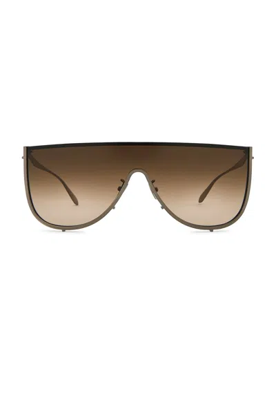 Alaïa Shield Sunglasses In Brown
