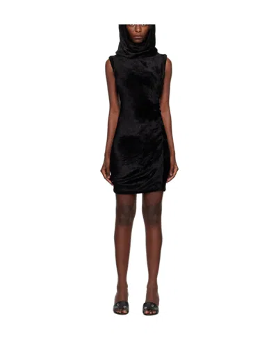 Alaïa Shiny Mini Dress In Black