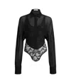 Alaïa Alaia Women Layer Bodyshirt In Black