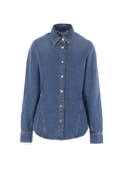 Alaïa Shirts In Blue