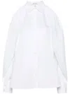 Alaïa Cotton Poplin Shirt In White