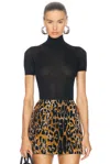 ALAÏA SHORT SLEEVE BODYSUIT