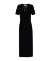 Alaïa Short Sleeve Dress In Black