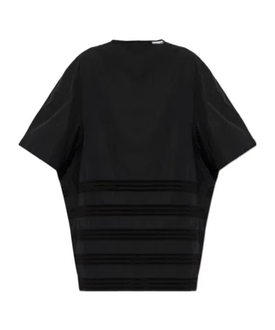 Alaïa Short Sleeve Dress In Black