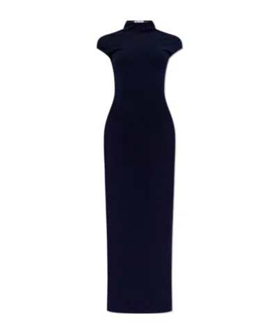 Alaïa Short Sleeve Dress In Black