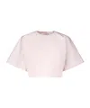 Alaïa Short Sleeve T-shirt In Pink
