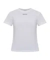 Alaïa Alaia White Cotton T-shirt With Logo Women In White