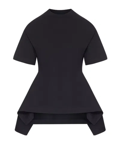 Alaïa Short-sleeved T-shirt In Black